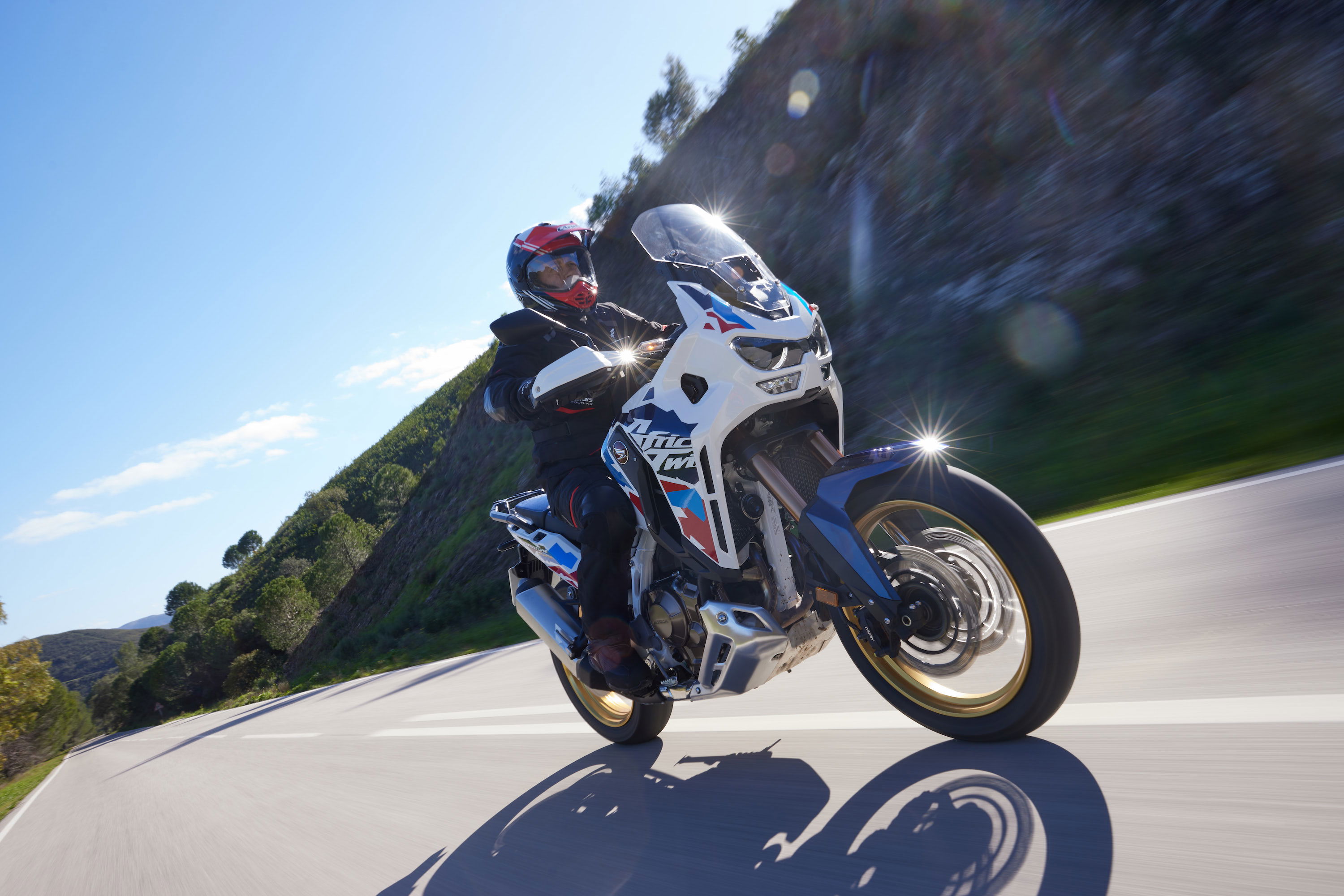 Honda Africa Twin Adventure Sports - riding