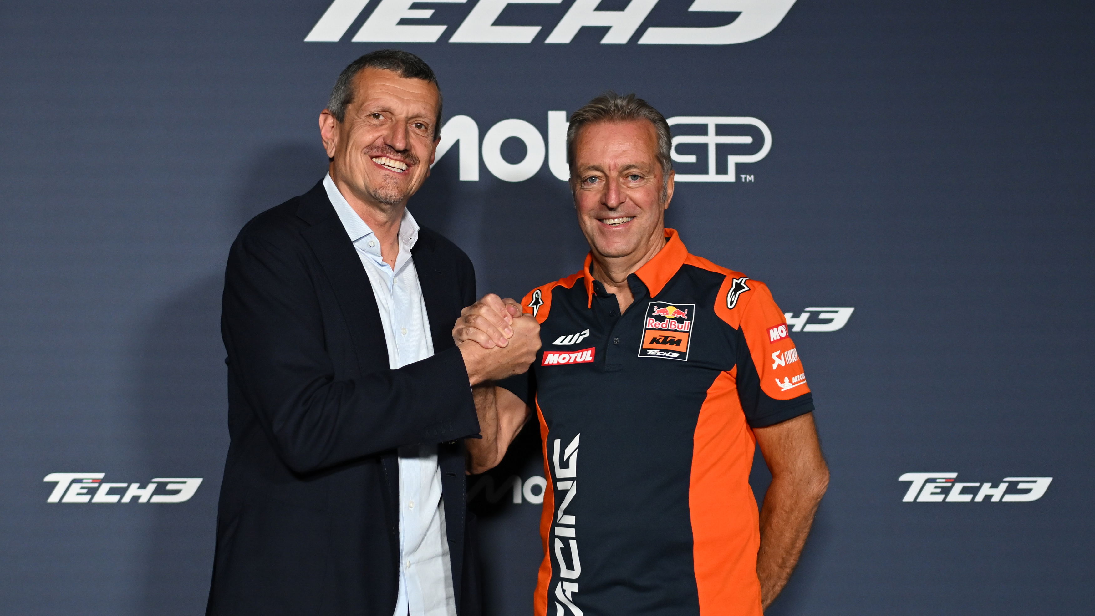 Guenther Steiner and Herve Poncharal