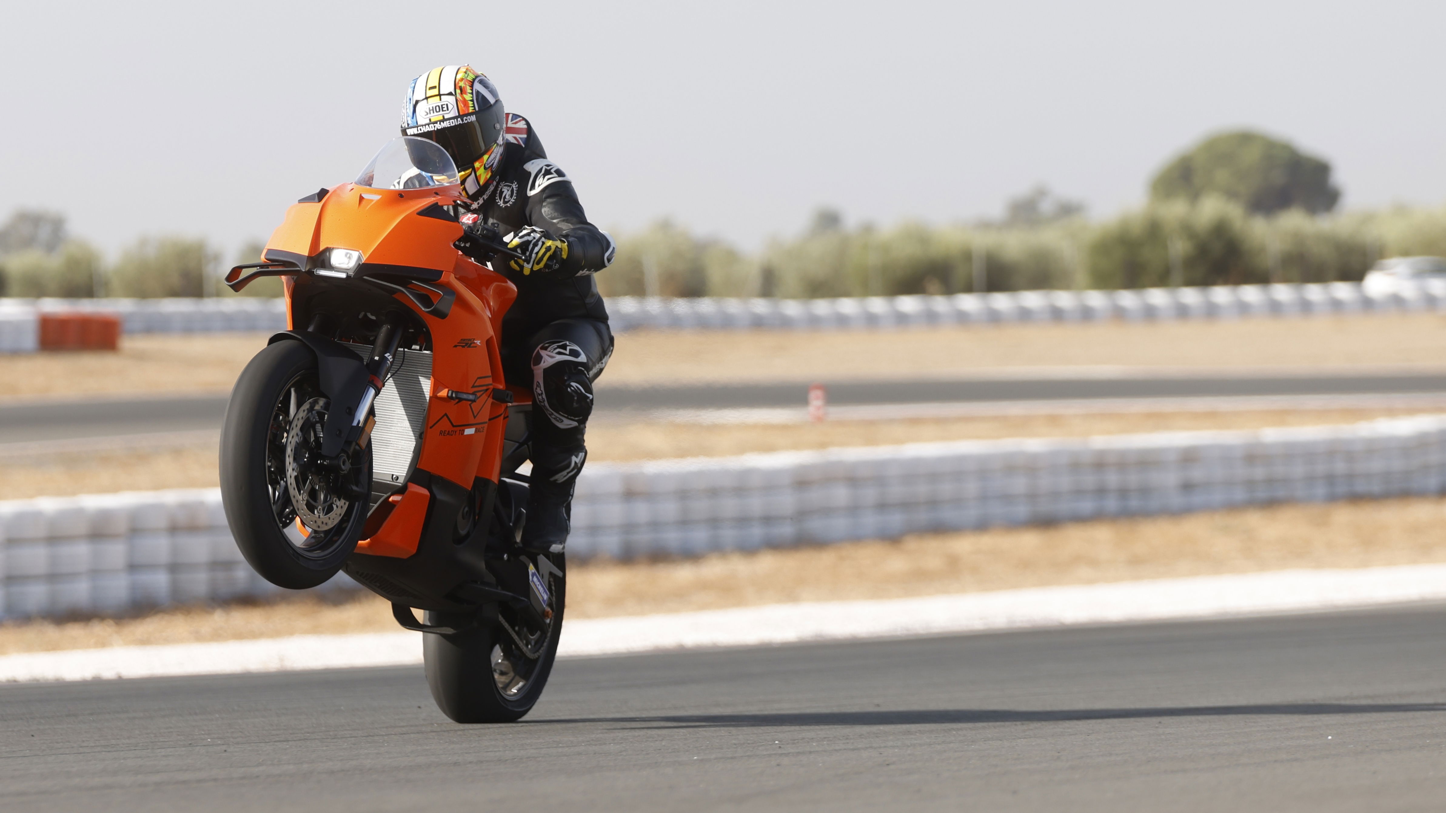 The KTM 990 RC R - wheelie