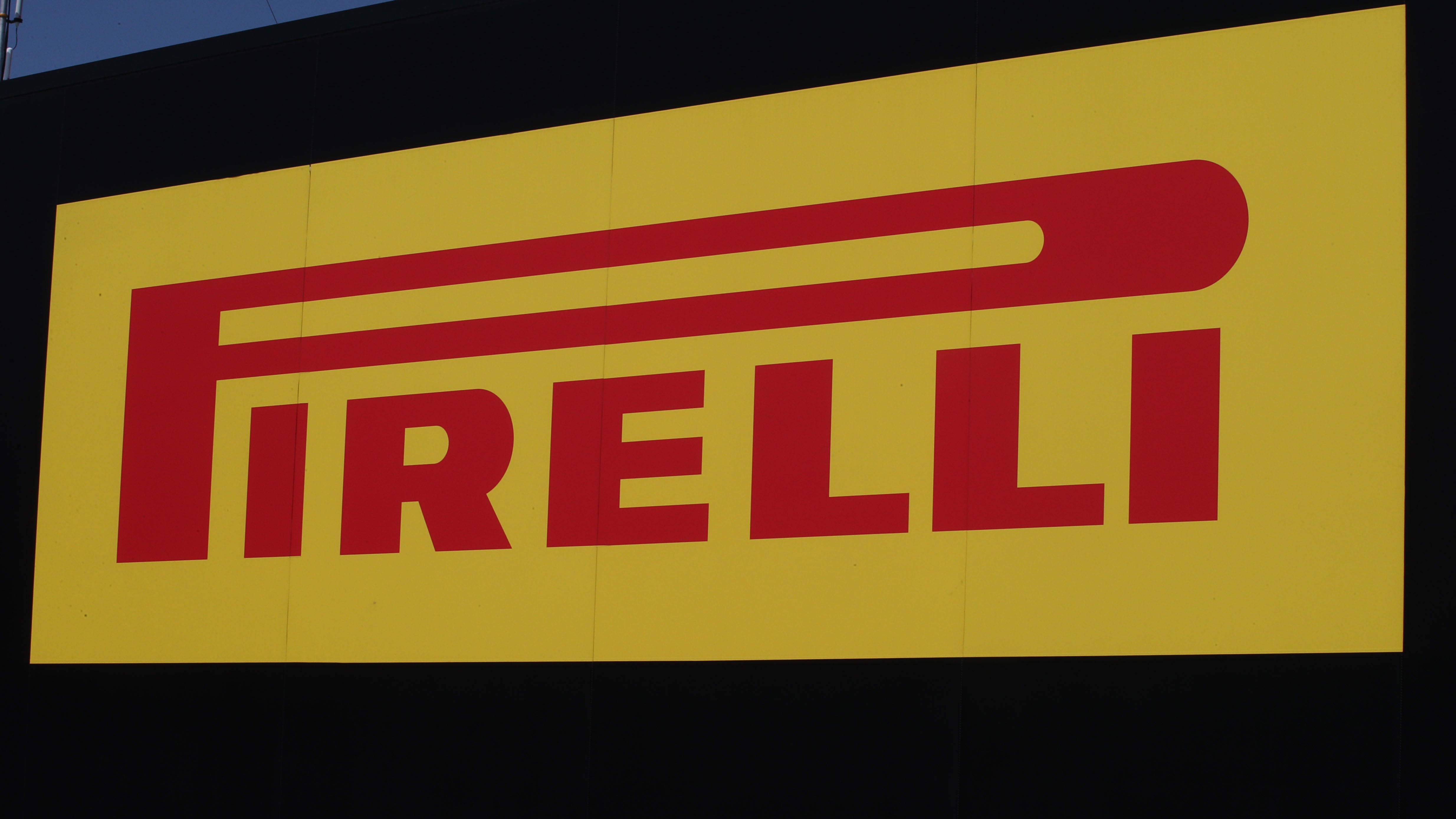 Pirelli logo. Photo credit - Gold and Goose