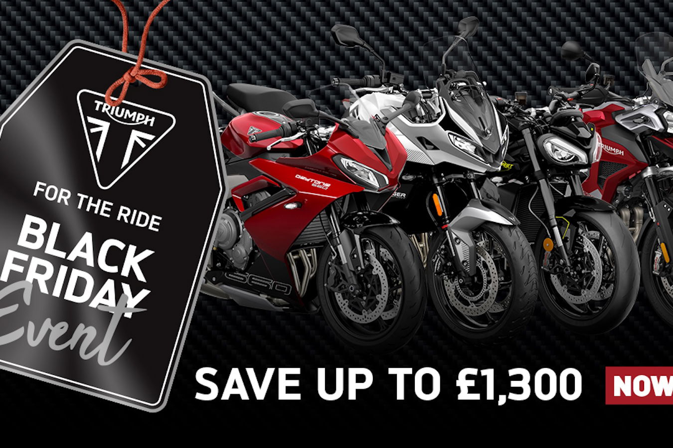 The Triumph Black Friday Sale is now LIVE
